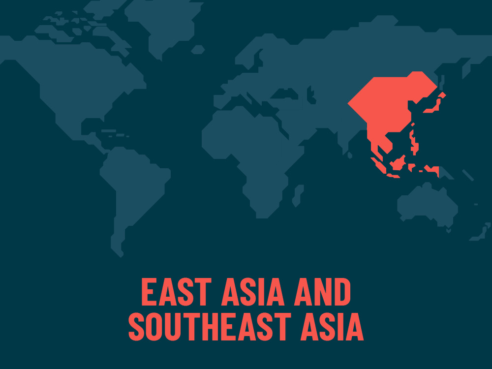 East Asia and Southeast Asia
