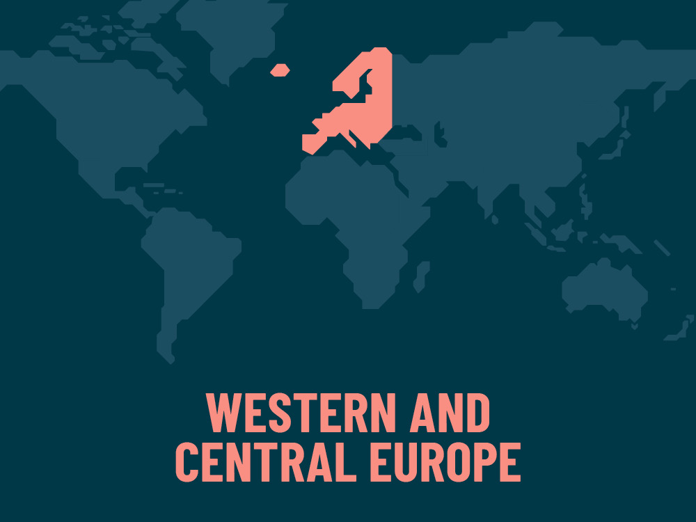 Western and Central Europe